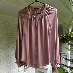 Theory Romantic Silk Blouse